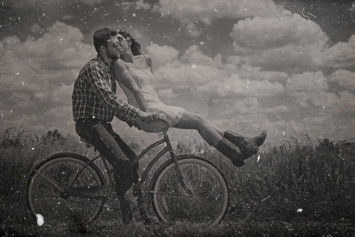Vintage Dust Photo Effect Vintage Dust Photo Effect