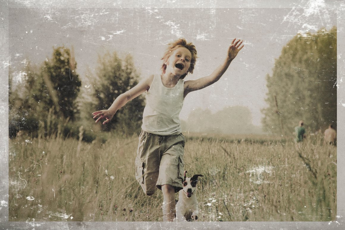 Vintage Dust Photo Effect Vintage Dust Photo Effect