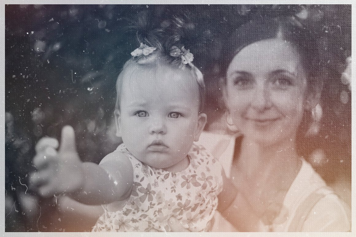 Vintage Dust Photo Effect Vintage Dust Photo Effect
