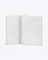 Two Hardcover Books w/ Leather Covers Mockup