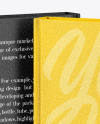 Two Hardcover Books w/ Leather Covers Mockup