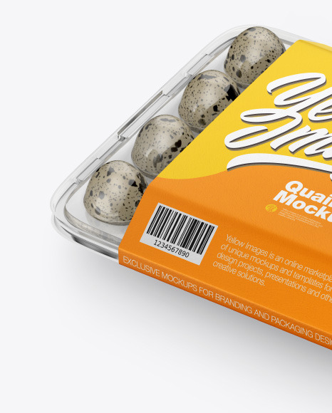 Quail Eggs Package Mockup