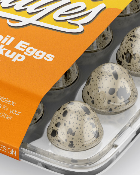 Quail Eggs Package Mockup