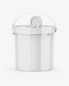 Glossy Wipes Bucket Mockup