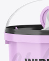 Glossy Wipes Bucket Mockup