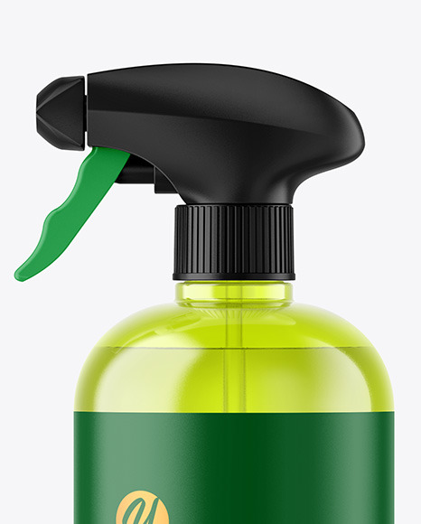 Color Plastic Spray Bottle Mockup