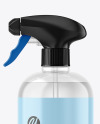 Clear Spray Bottle Mockup