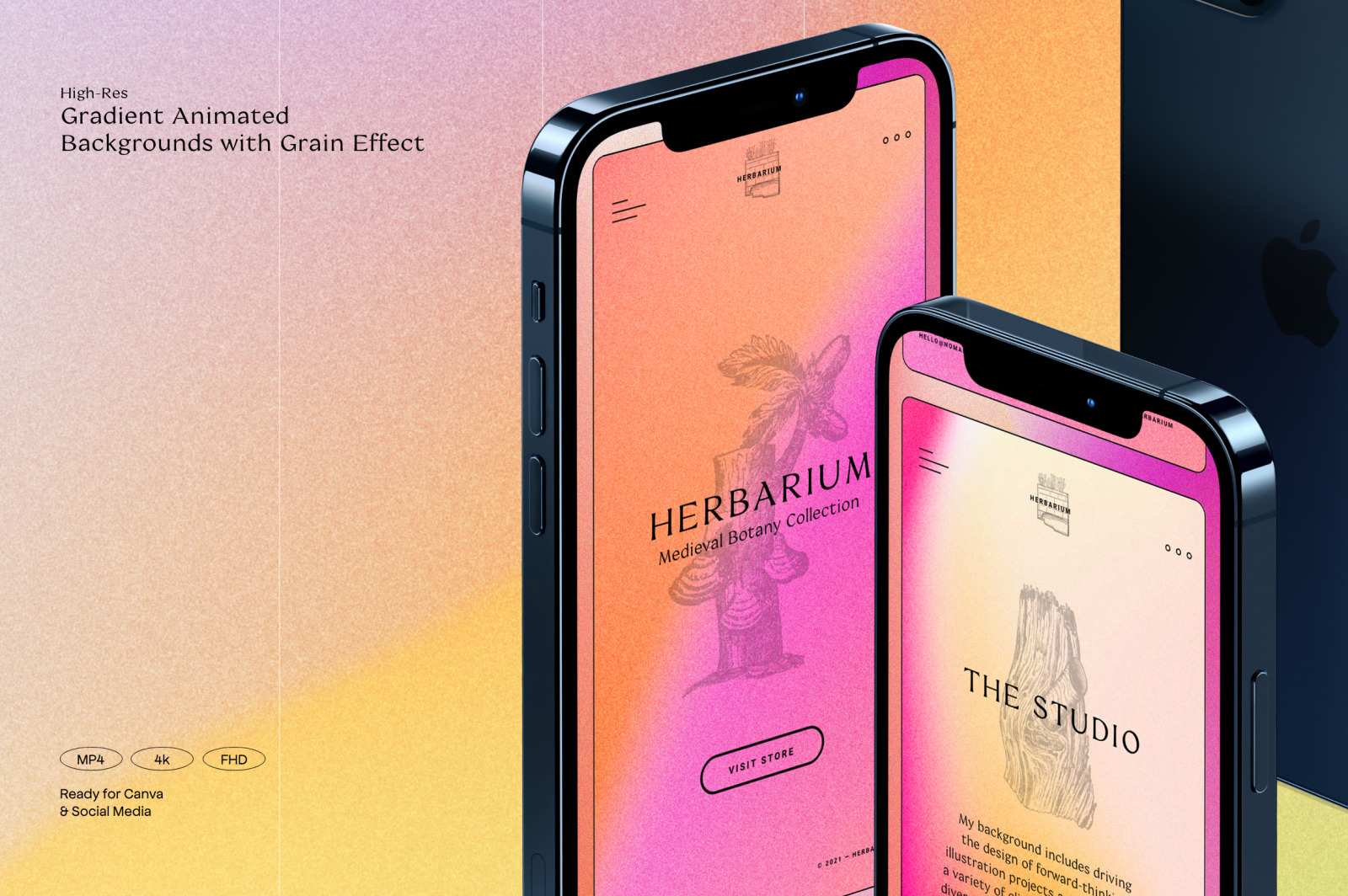 DUSK - Animated Gradients Backgrounds DUSK - Animated Gradients Backgrounds