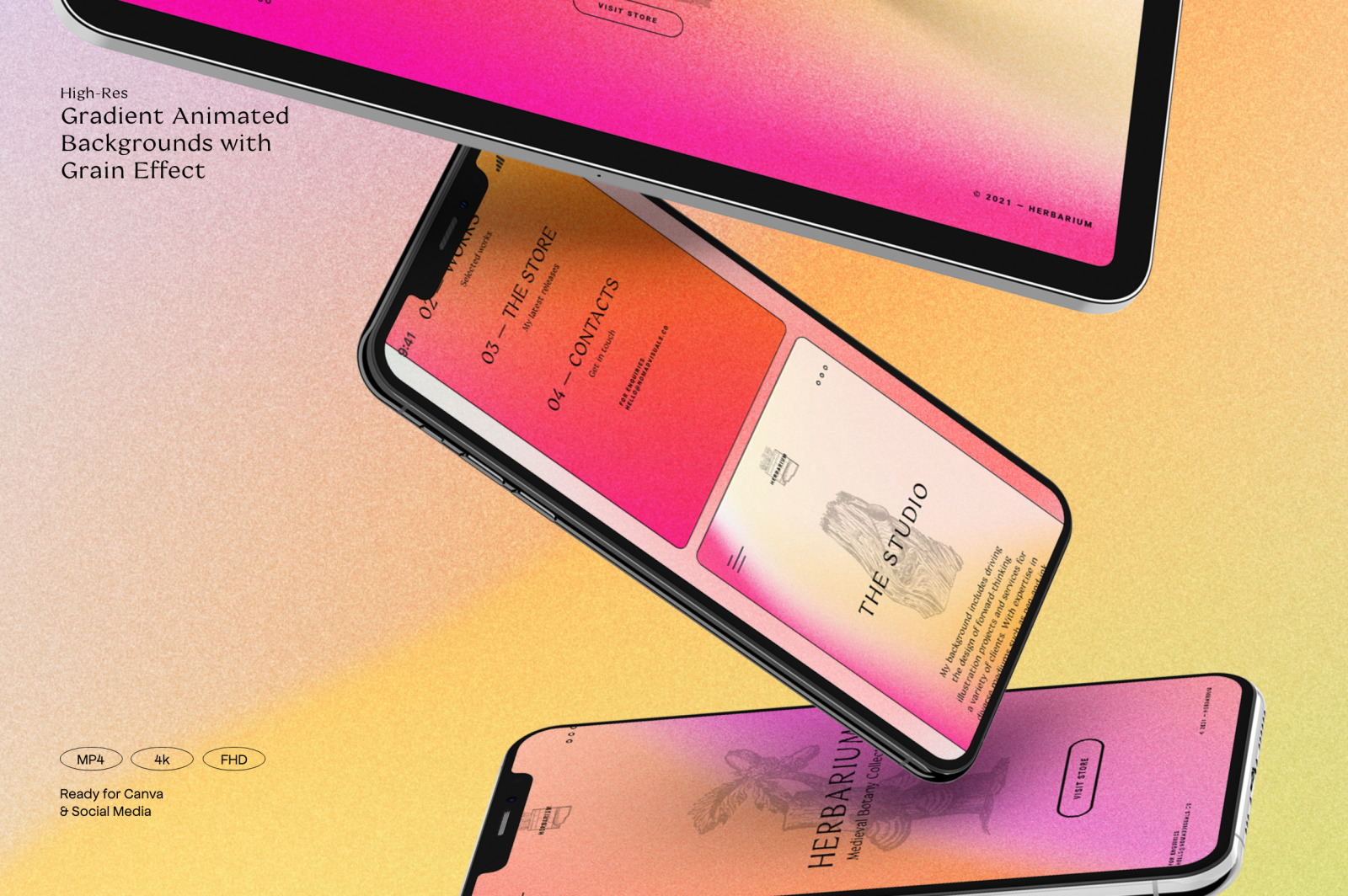 DUSK - Animated Gradients Backgrounds DUSK - Animated Gradients Backgrounds
