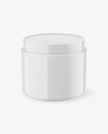 Glossy Cosmetic Jar Mockup