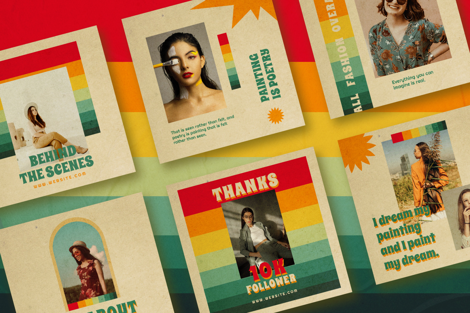 Minico Retro Instagram Template Minico Retro Instagram Template