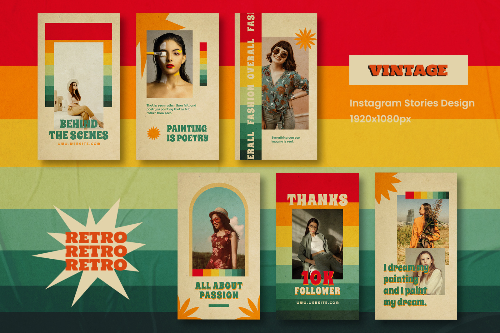 Minico Retro Instagram Template Minico Retro Instagram Template