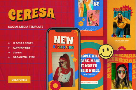 Ceresa Retro Instagram Template - Nostalgia