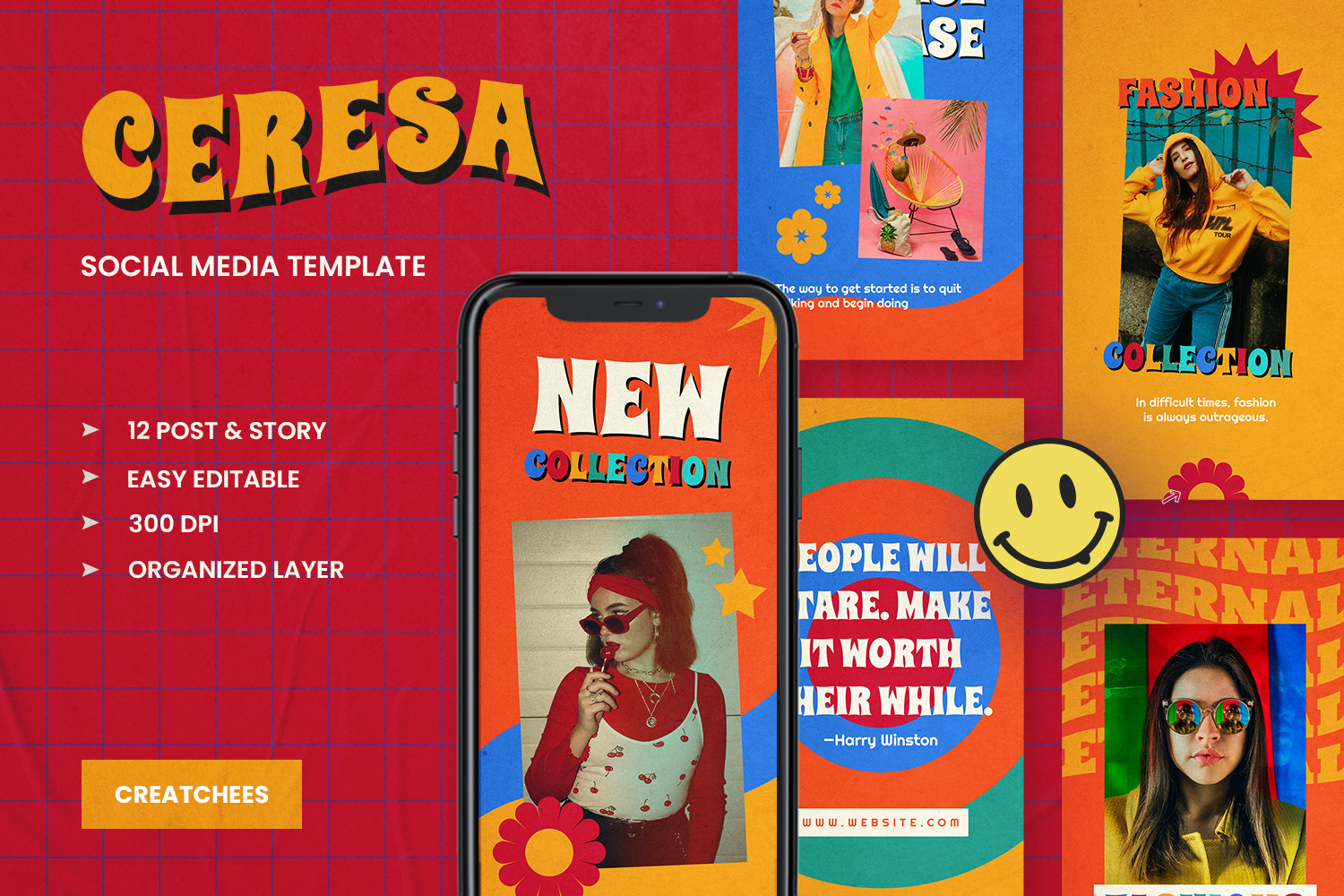 Ceresa Retro Instagram Template Ceresa Retro Instagram Template