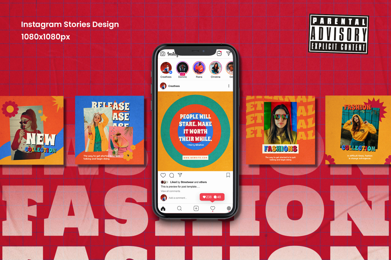 Ceresa Retro Instagram Template Ceresa Retro Instagram Template