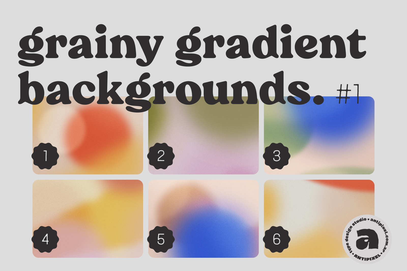 Grainy Gradient Backgrounds #1