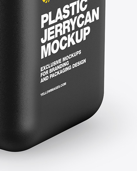 Textured Jerrycan Mockup