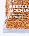 Bag With Mini Pretzels Mockup