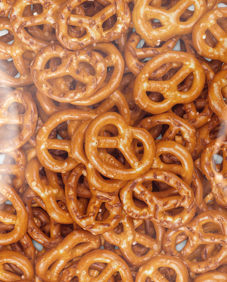 Bag With Mini Pretzels Mockup