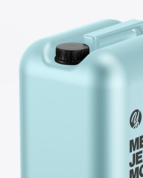 Metallic Jerrycan Mockup