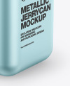 Metallic Jerrycan Mockup