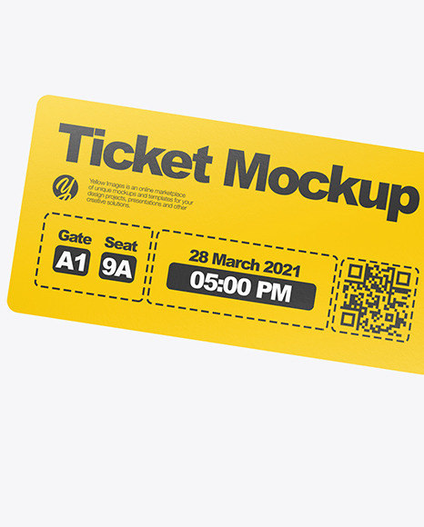 Ticket Mockup