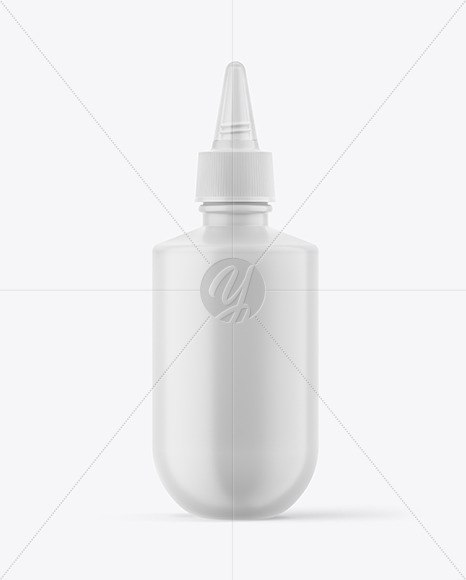 Matte Plastic Bottle Mockup