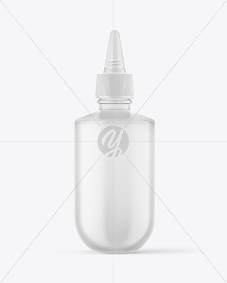 Frosted Glass Bottle Mockup