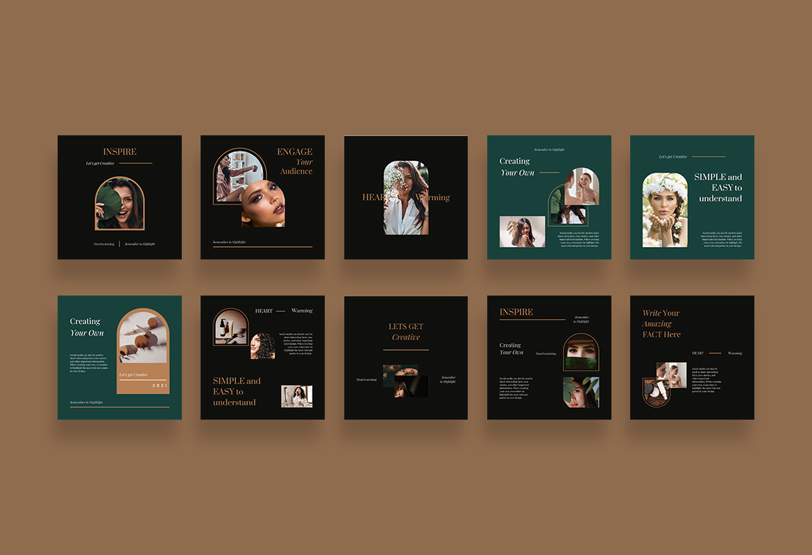 Elegant Beauty Instagram Template Elegant Beauty Instagram Template