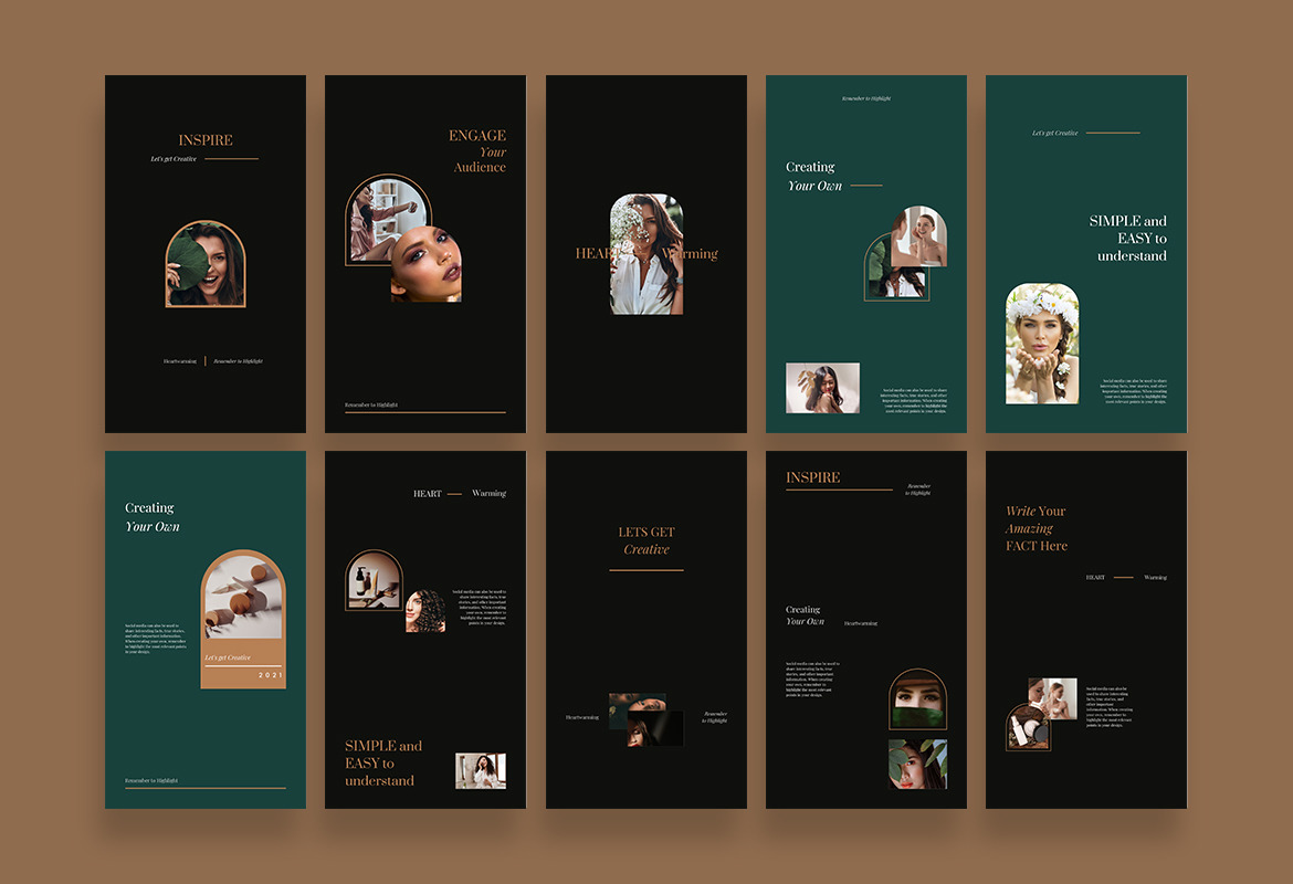 Elegant Beauty Instagram Template Elegant Beauty Instagram Template