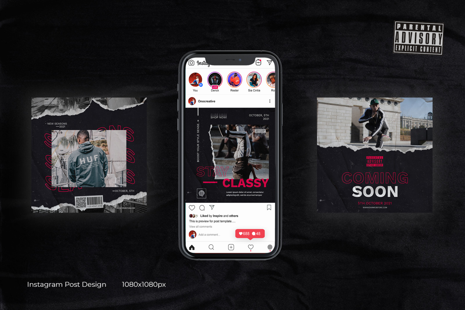 Nellivere Fashion Instagram Template