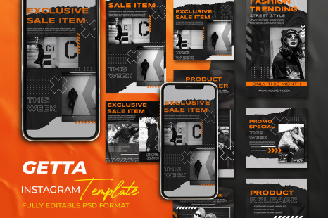 GETTA - Instagram Stories & Post Template - Street style