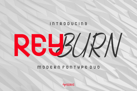 Reyburn 4 Style Font - Personal branding