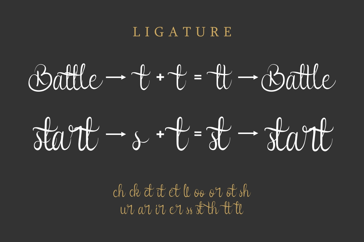 Syllia Calligraphy Font Syllia Calligraphy Font