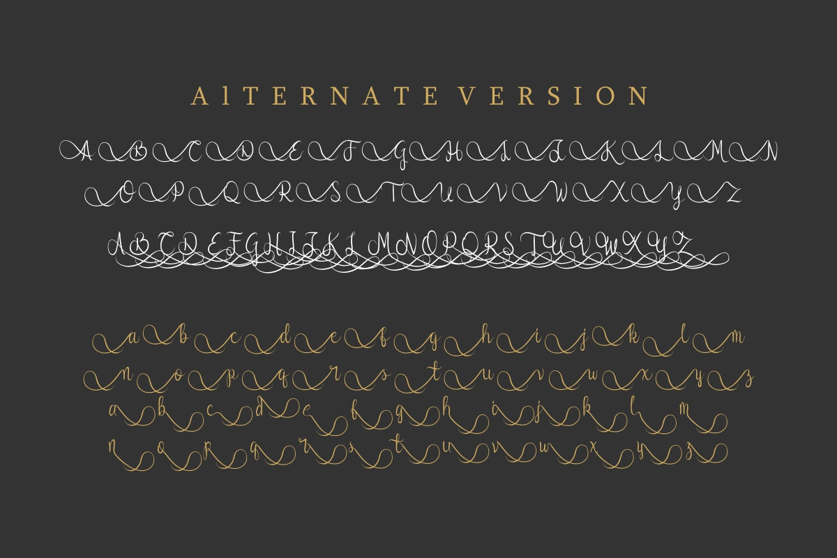 Syllia Calligraphy Font Syllia Calligraphy Font