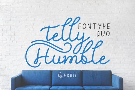 Telly Humble Font Duo - Make up