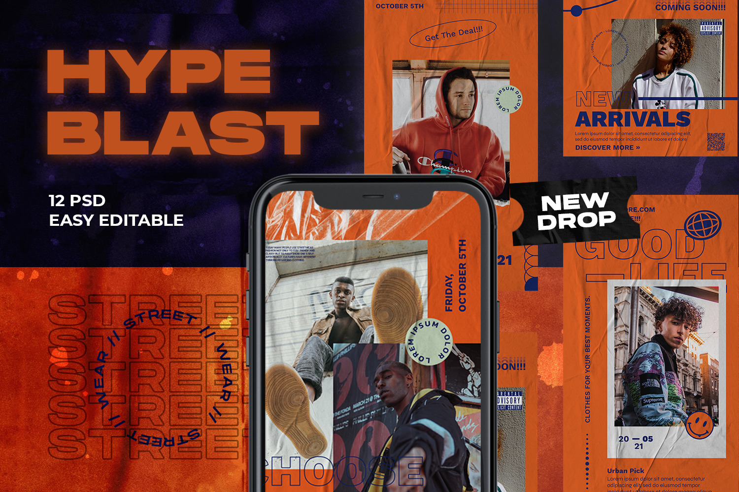 Hypeblast Instagram Template Hypeblast Instagram Template