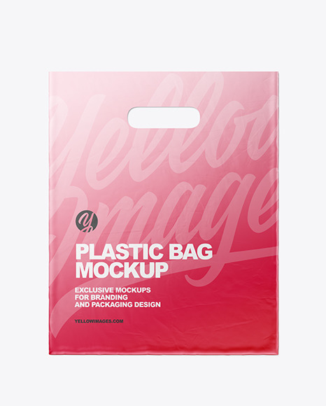 Plastic Carrier Bag Mockup