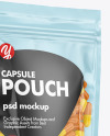 Clear Plastic Pouch w/ Pills Mockup