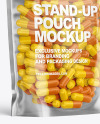 Clear Plastic Pouch w/ Pills Mockup