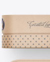 Kraft Paper Carton Gift Box Mockup