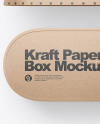 Kraft Paper Carton Gift Box Mockup