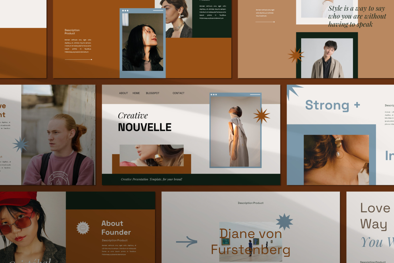 NOUVELLE Powerpoint Template