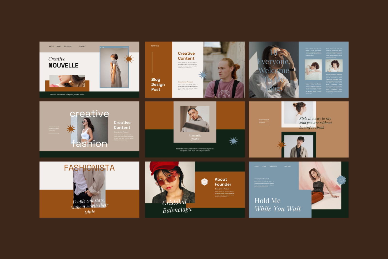 NOUVELLE Powerpoint Template