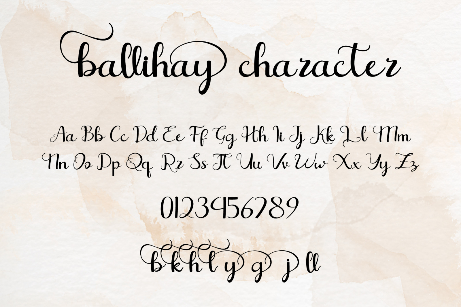 Ballihay Font