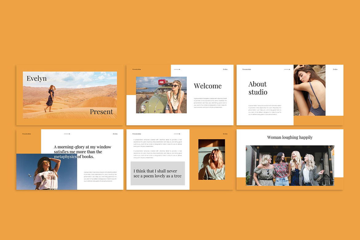 Evelyn - Powerpoint Template