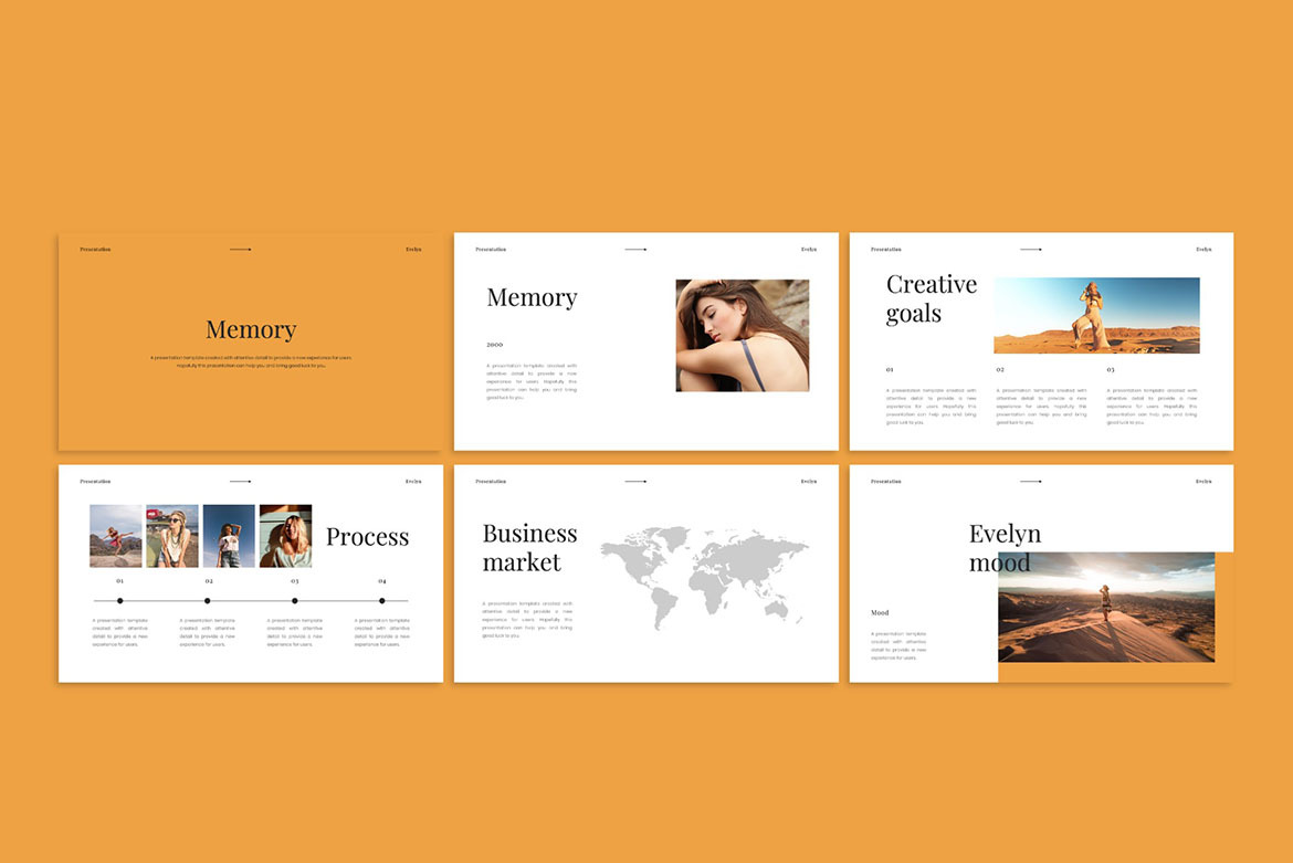 Evelyn - Powerpoint Template