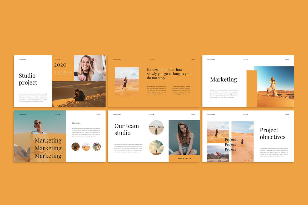 Evelyn - Google Slides Template Evelyn - Google Slides Template