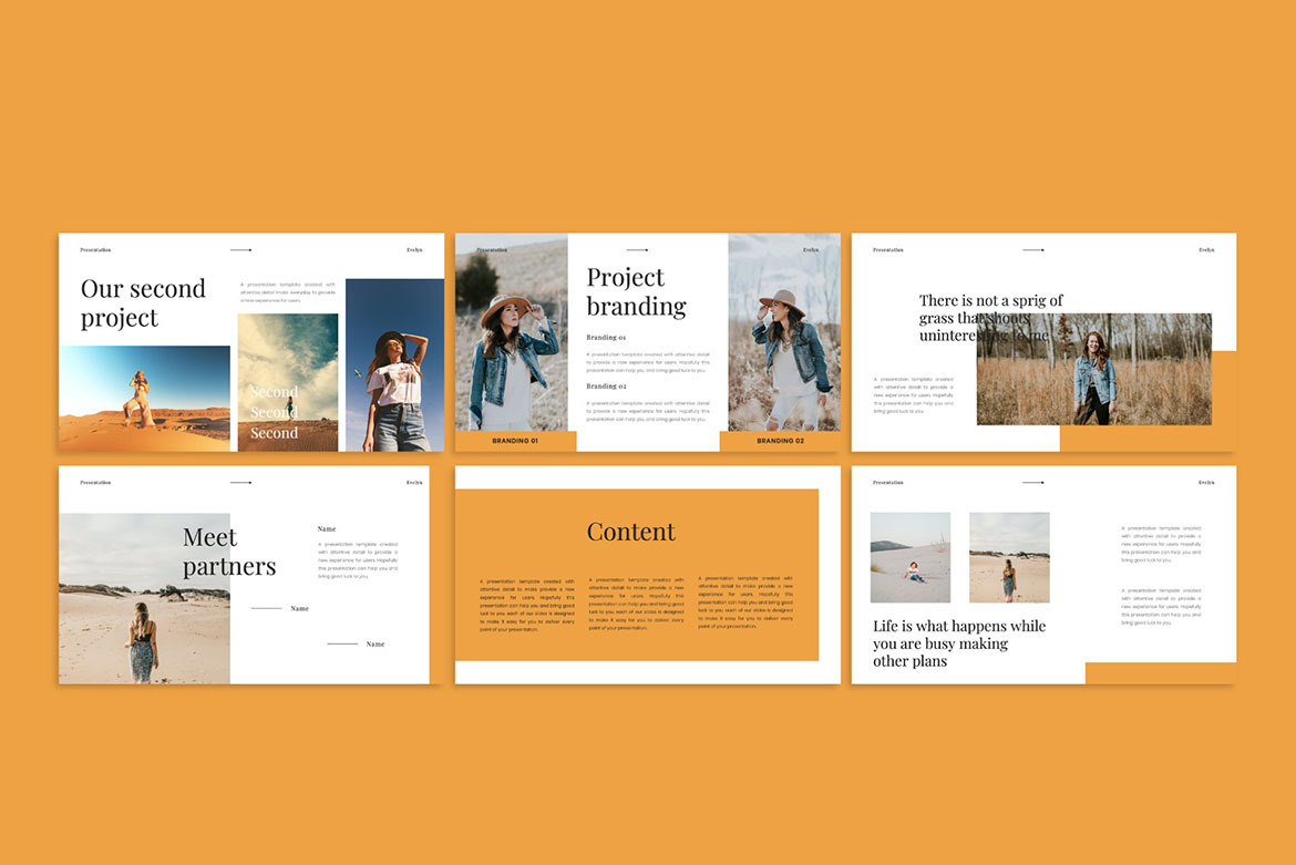 Evelyn - Google Slides Template Evelyn - Google Slides Template