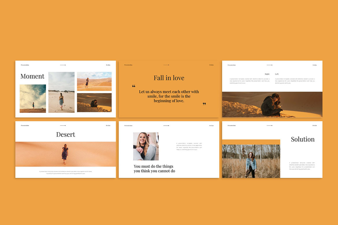 Evelyn - Google Slides Template Evelyn - Google Slides Template